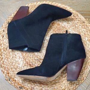 Saks Fifth Avenue Women’s Black Booties,  Size 6.5